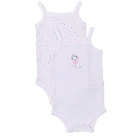 Pack 2 Bodies Bebé Niña Tirantes